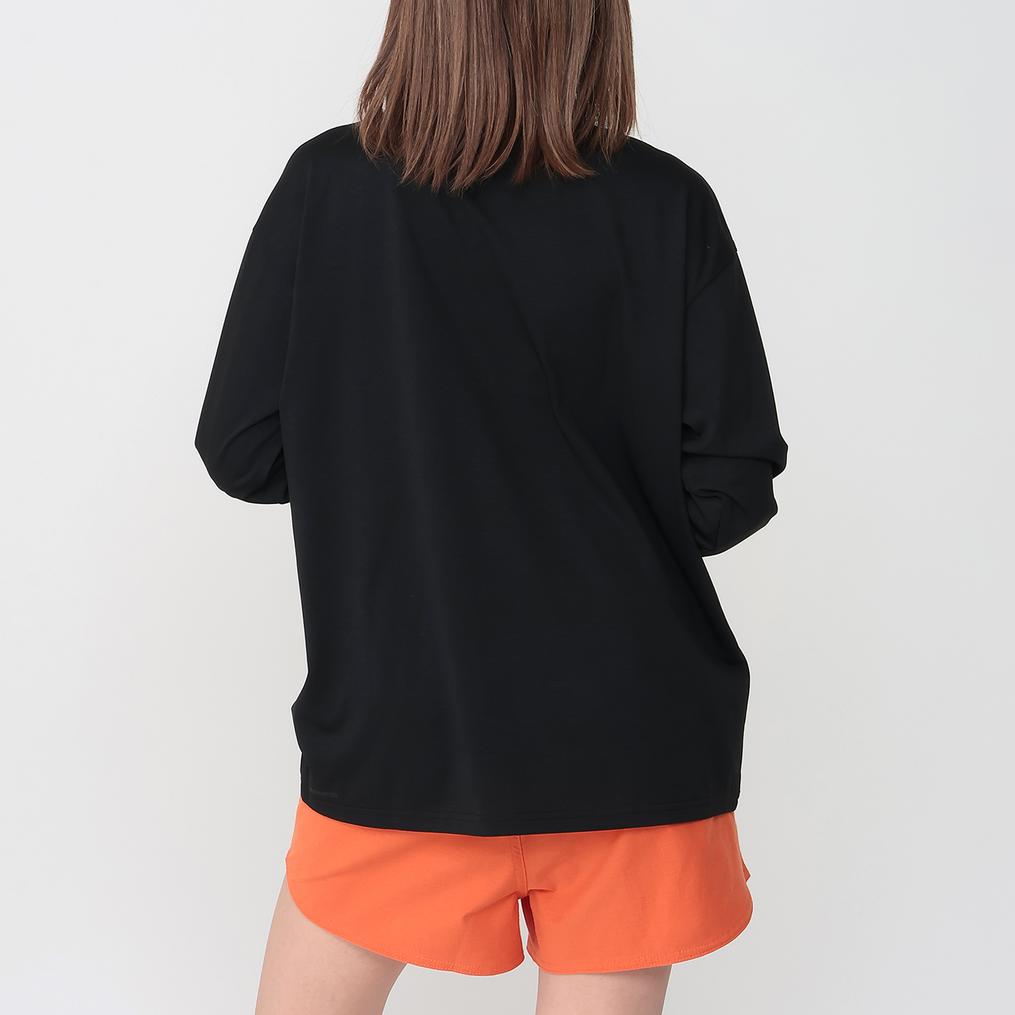 モデル：161㎝ / 着用サイズ：M Hurley HURLEY W's PHANTOM Icon L/S Tee画像3