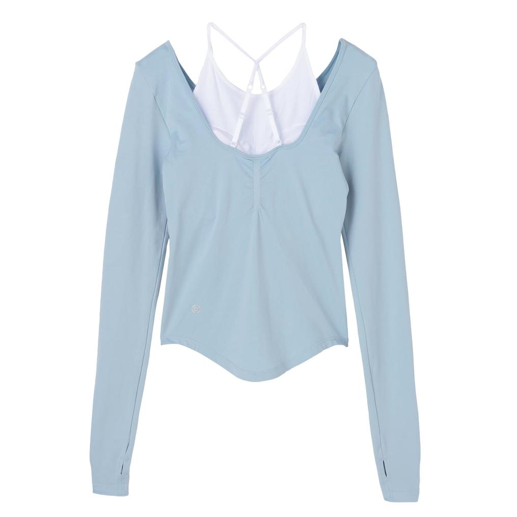  ITZON ITZON Layered Active Long Tee画像3