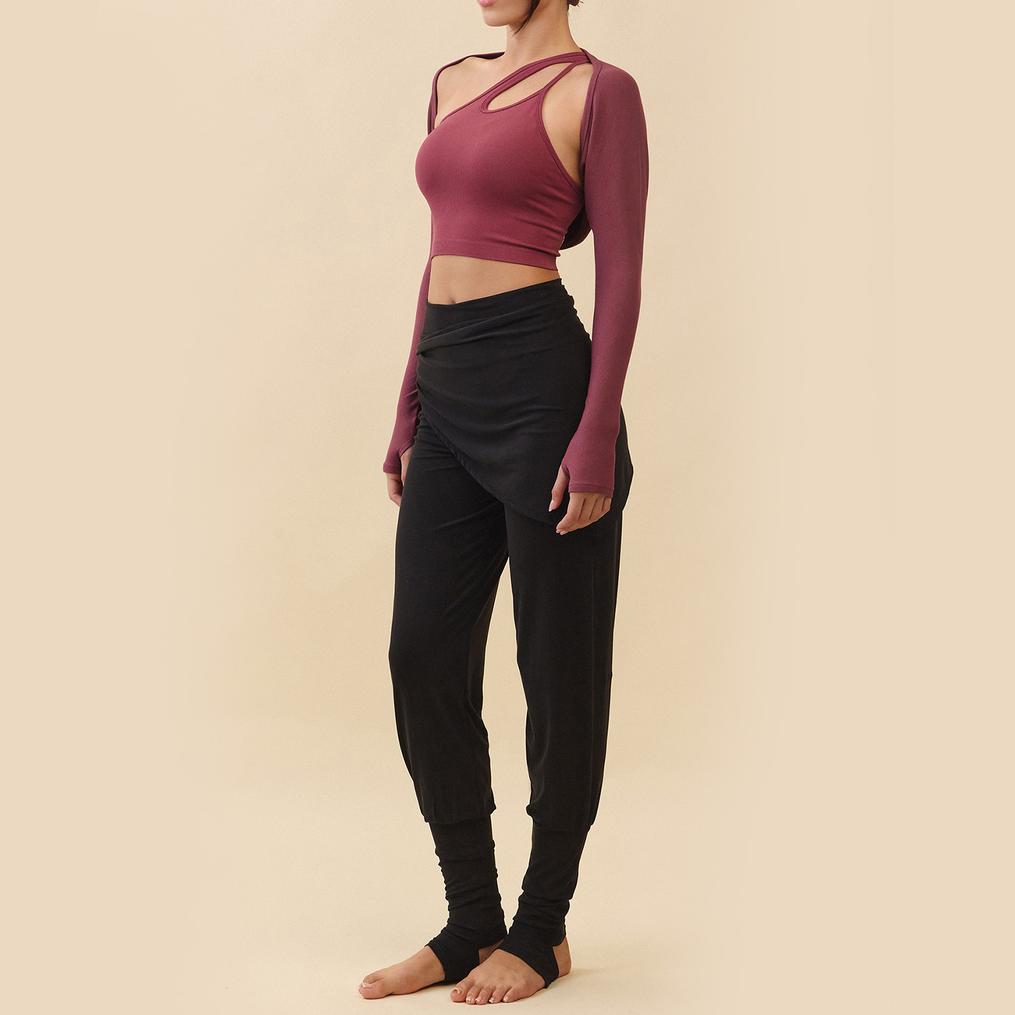  ITZON ITZON Relax Wrap Cover-Up Pants画像5