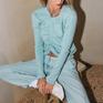  ITZON ITZON Mellow String Knit Long Tee画像3