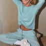  ITZON ITZON Mellow String Knit Long Tee画像2