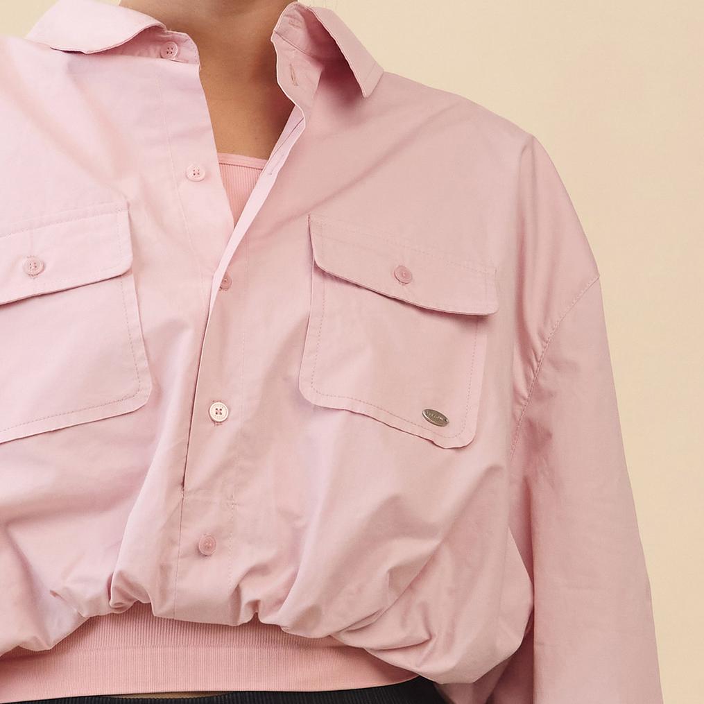 ITZON ITZON Petal Crop Shirt画像2