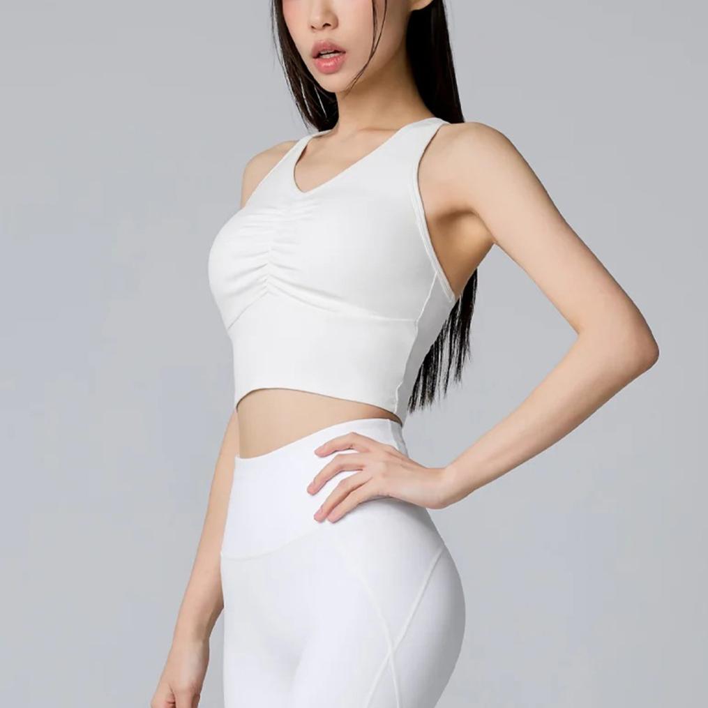  XEXYMIX XEXYMIX Black Label Signature Power Rise Shirring Cropped Bratop画像3