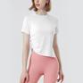  XEXYMIX XEXYMIX Asymmetry Slit & Shirring Tee画像7