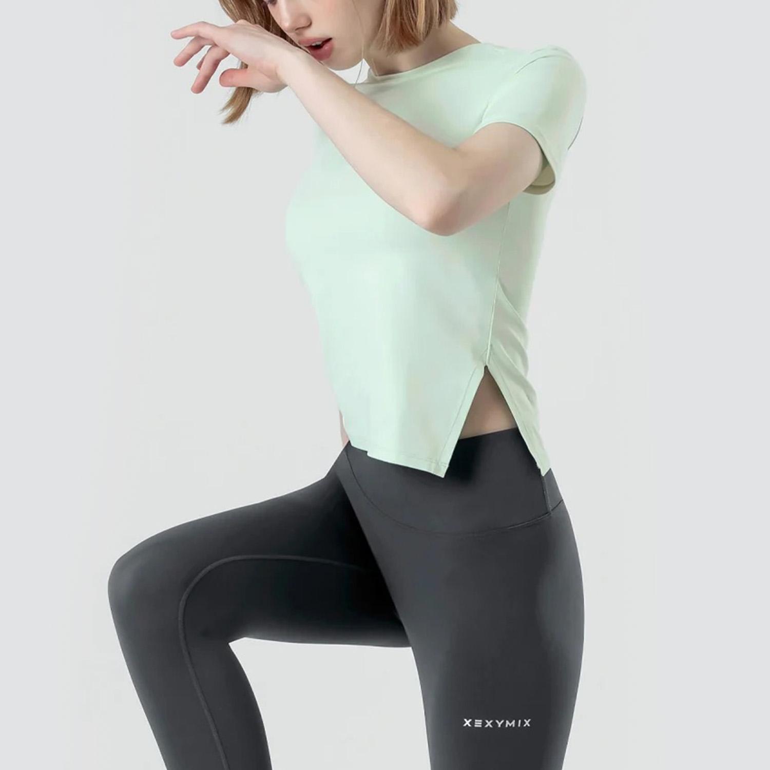 XEXYMIX XEXYMIX Asymmetry Slit & Shirring Tee｜OSHMAN'S ONLINE