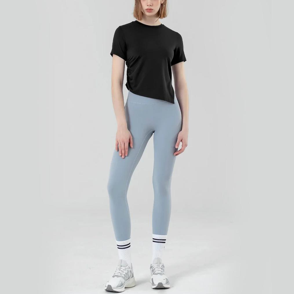  XEXYMIX XEXYMIX Asymmetry Slit & Shirring Tee画像5