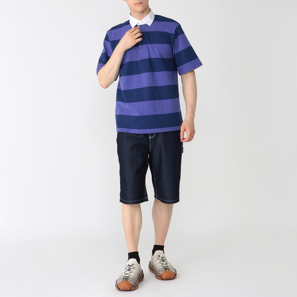  BARBARIAN BARBARIAN LW Rugby Collar S/S Shirts画像2