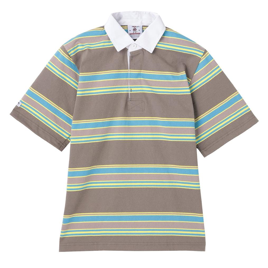  BARBARIAN BARBARIAN LW Rugby Collar S/S Shirts画像1