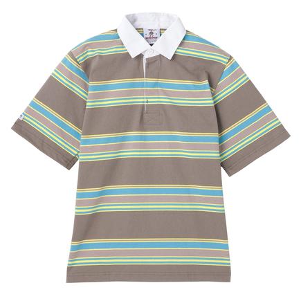 BARBARIAN ライトウエイトラグビーカラー S/S シャツ