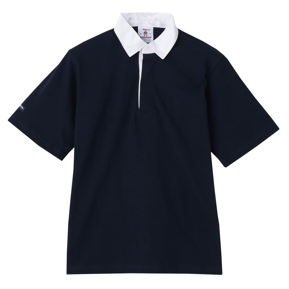 BARBARIAN BARBARIAN LW Rugby Collar S/S Shirts画像1