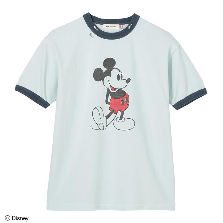 GOOD ROCK SPEED GOOD ROCK SPEED Mickey Mouse Ringer T-Shirts