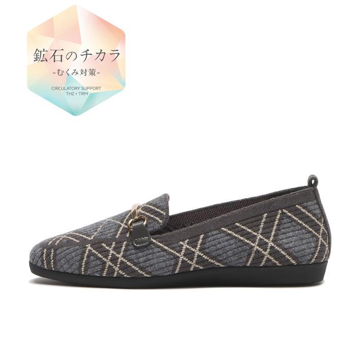 ABC SELECT �E�[���j�b�g ���[�t�@�[ GRAY CHECK