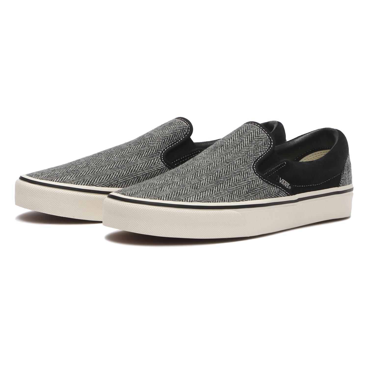 VANS】 ヴァンズ SLIP ON スリッポン V98CF TWEED BLACK | ABC-MART