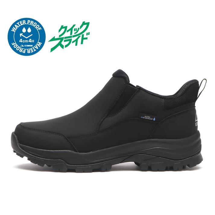 HAWKINS �O���b�v�T�C�h�S�A4�Z���`4�W�J���E�H�[�^�[�v���[�t N/BLACK