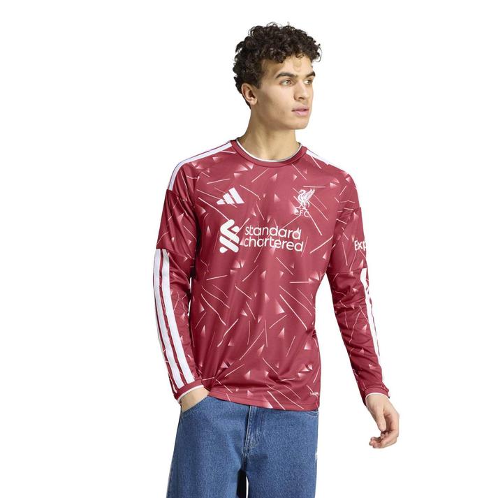 adidas �����O�X���[�u ACTIVEMAROON
