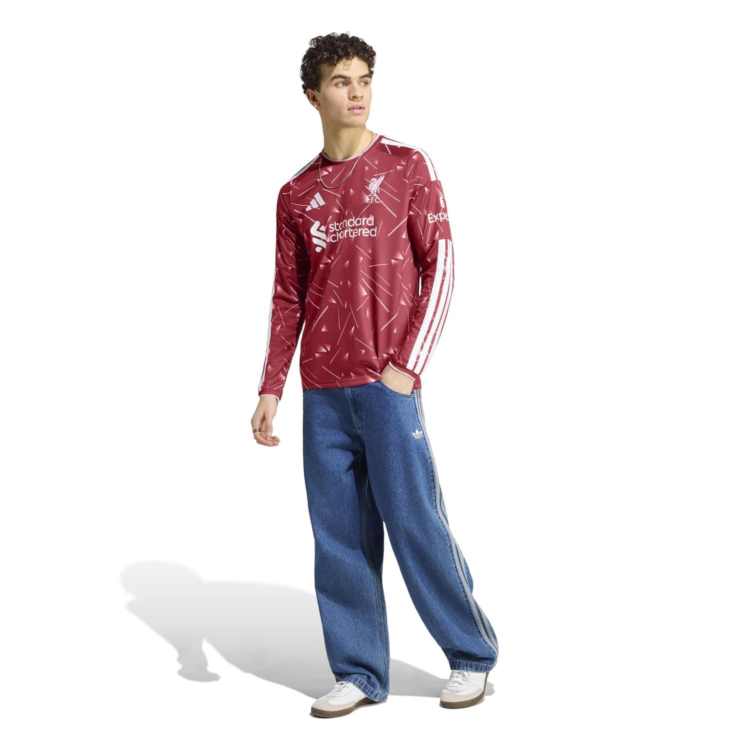 adidas】 アディダス M リバプールFC Hレプリカユニフォームナガソデ