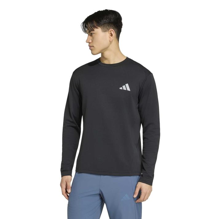 adidas �����O�X���[�u BLACK