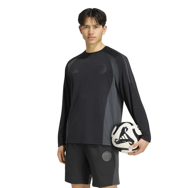 adidas �����O�X���[�u BLACK