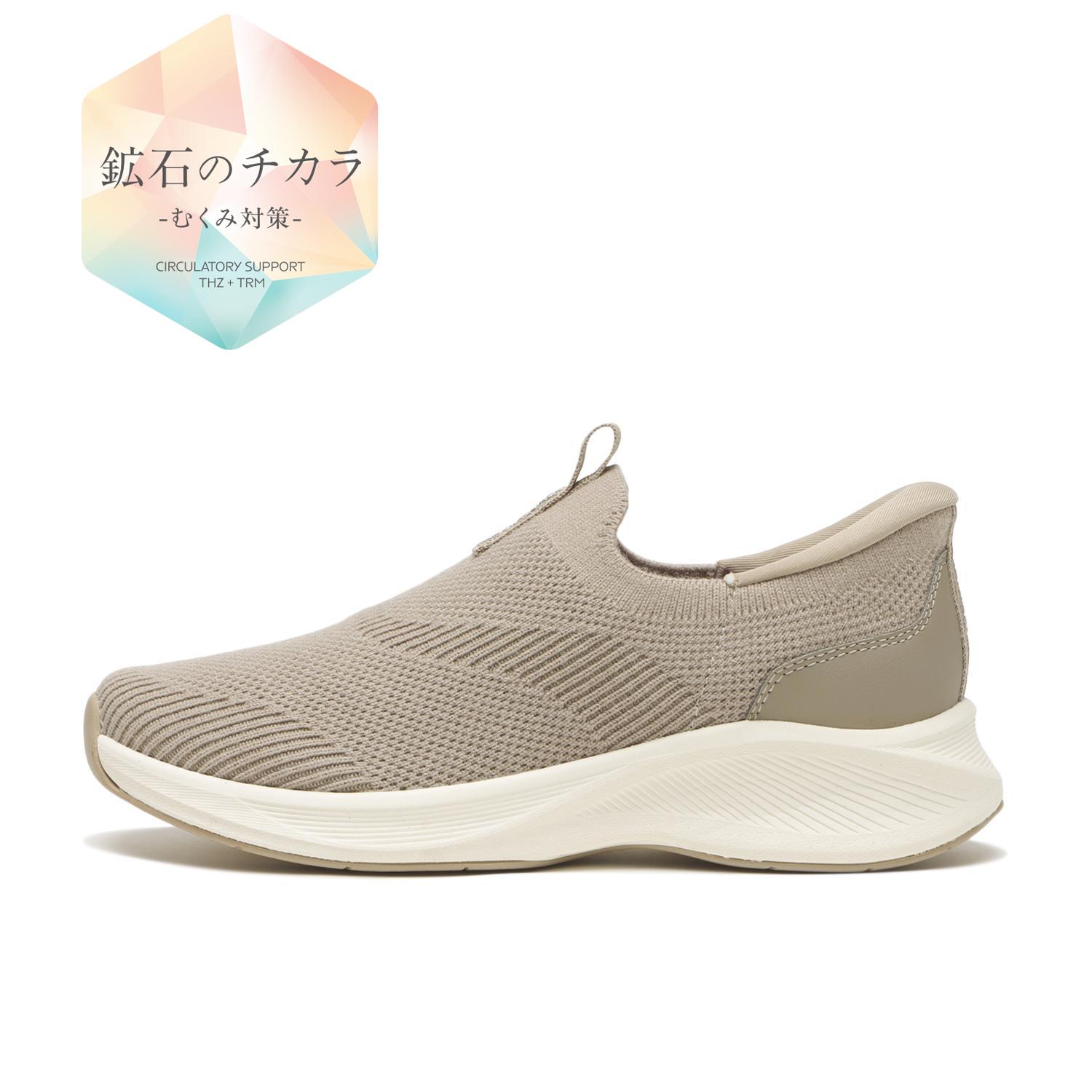 ���f�B�[�X �yABC SELECT�z �G�[�r�[�V�[�Z���N�g QS MW RE SNEAKER �����m�E�[���X���b�|�� W1058 OATMEAL