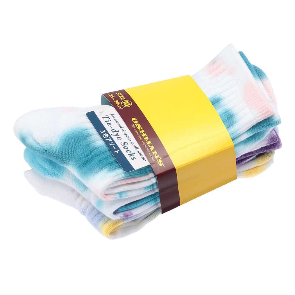  OSHMAN’S OSHMAN’S OSHMAN'S ORIGINAL 3P Socks Crew Tie Dye画像5