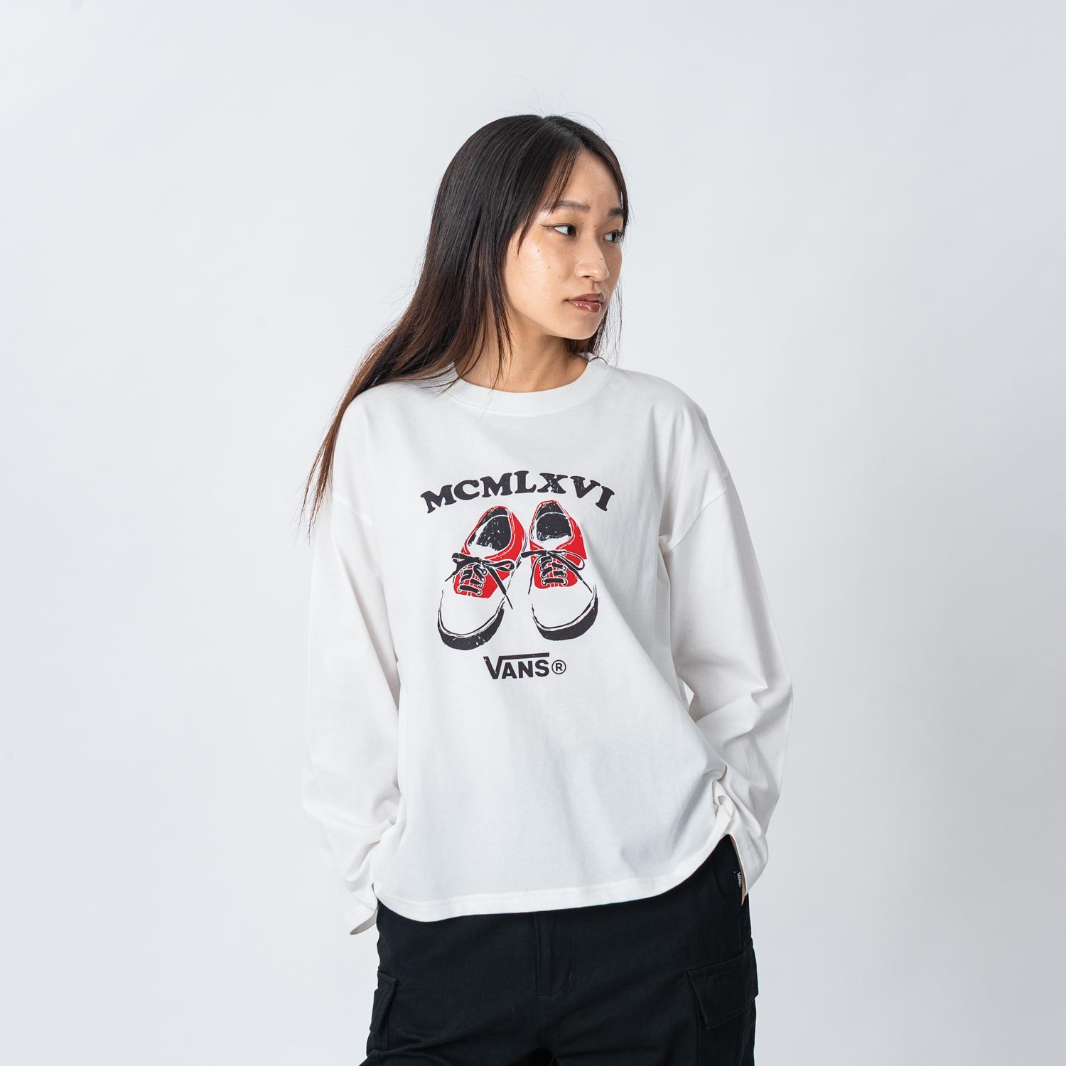 VANS】 ヴァンズ W authentic PT LS-TSHIRT ロングスリーブ
