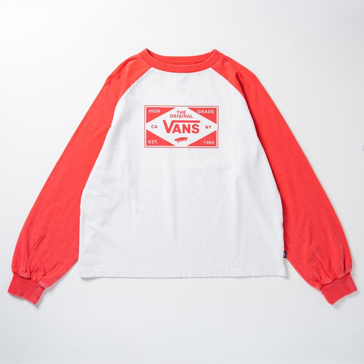 VANS �����O�X���[�u RED