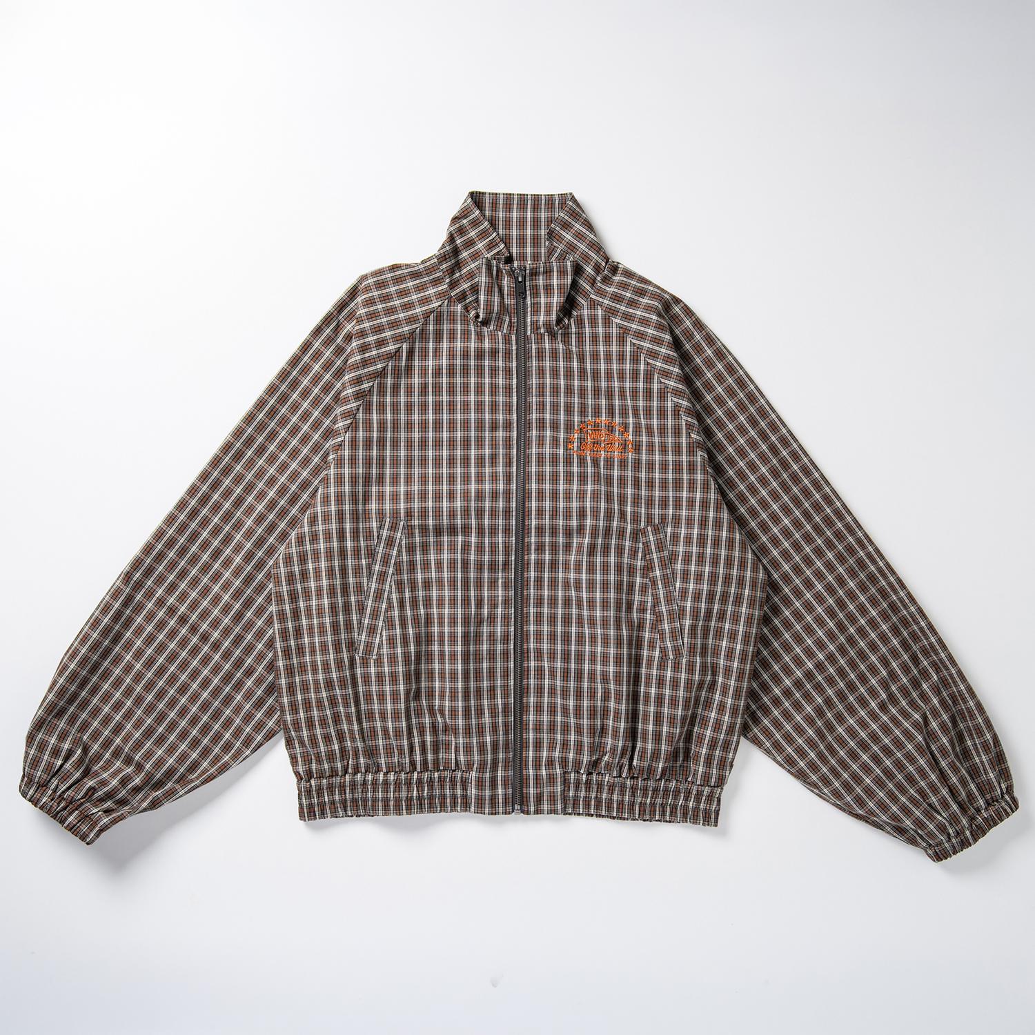 Vans W Check Zip Blouson 126K3090801 ORANGE — photo 1 of 9