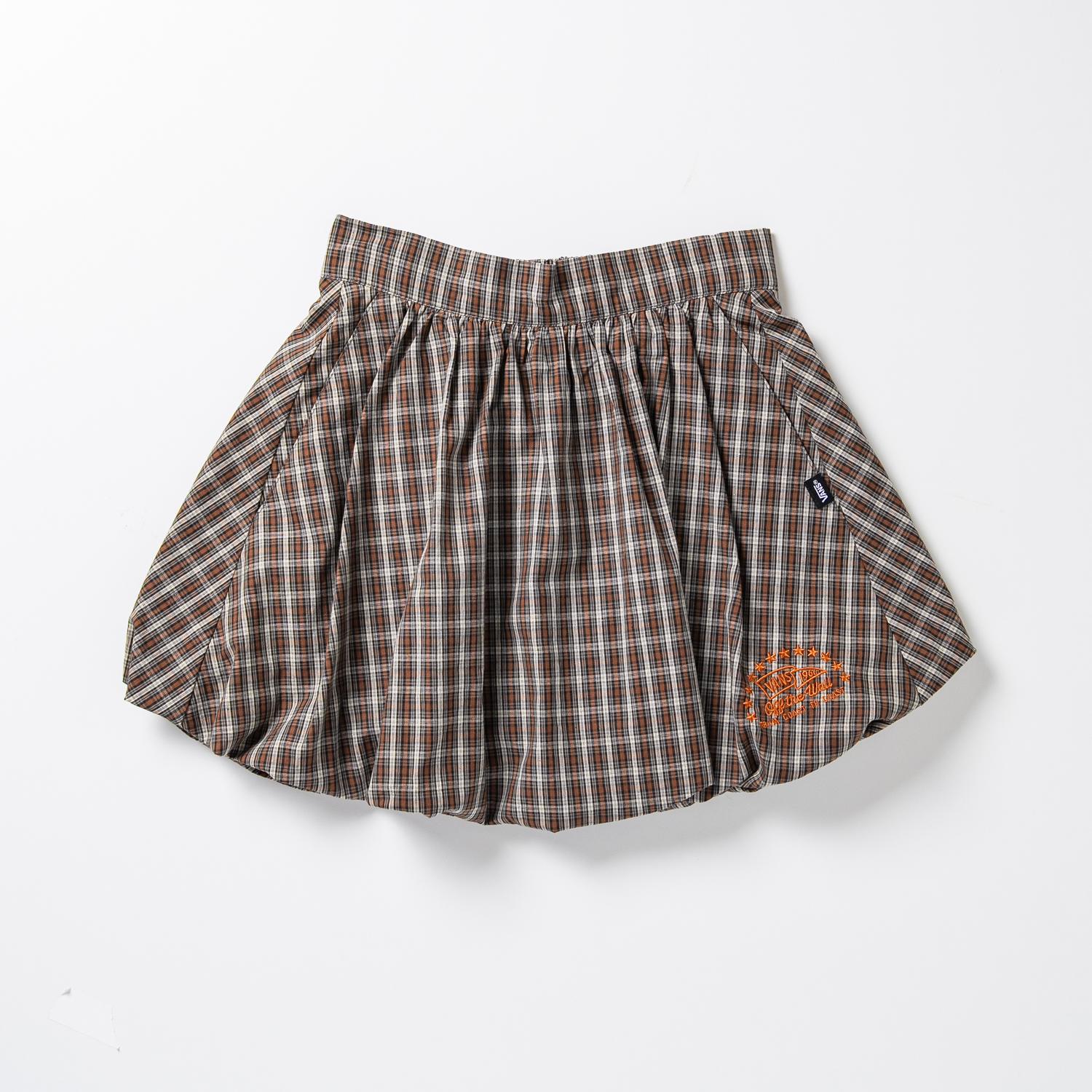 Vans W Check Balloon Skirt Short Pants 126K3151001 ABC-MART Limited Orange — photo 1 of 8
