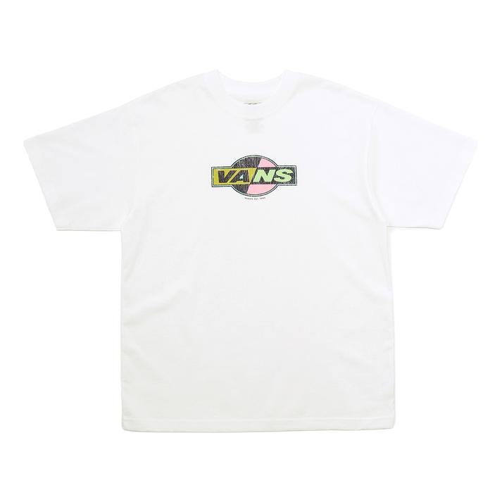 VANS �V���[�g�X���[�u WHITE