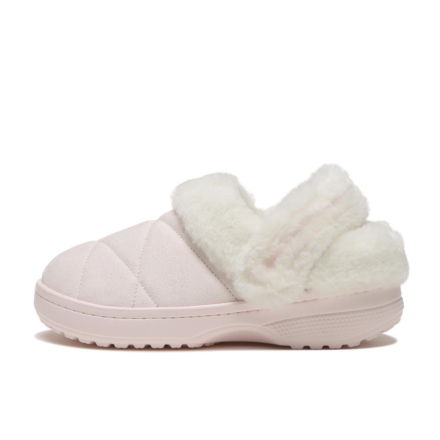 �ycrocs�z �N���b�N�X UNFRGTBLE QUILTED VEGAN SUEDE �A���t�@�[�Q�b�^�u�� �L���e�B���O �r�[�K�� �X�G�[�h 214038-7DF BUBBLE ICE
