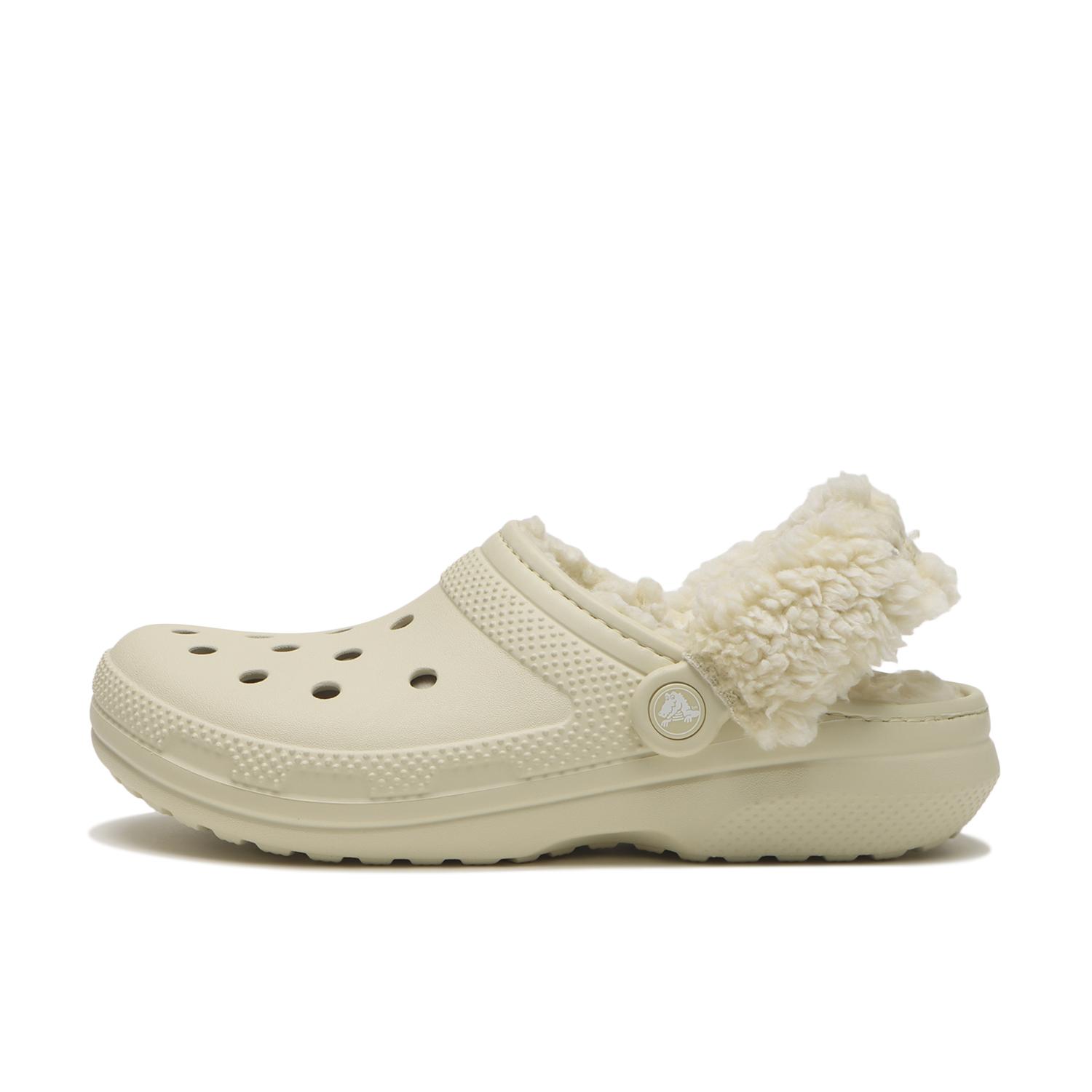 �ycrocs�z �N���b�N�X CLASSIC FLEECE LINED CLOG �N���V�b�N �t���[�X ���C���h �N���b�O 211396-2Y2 BONE