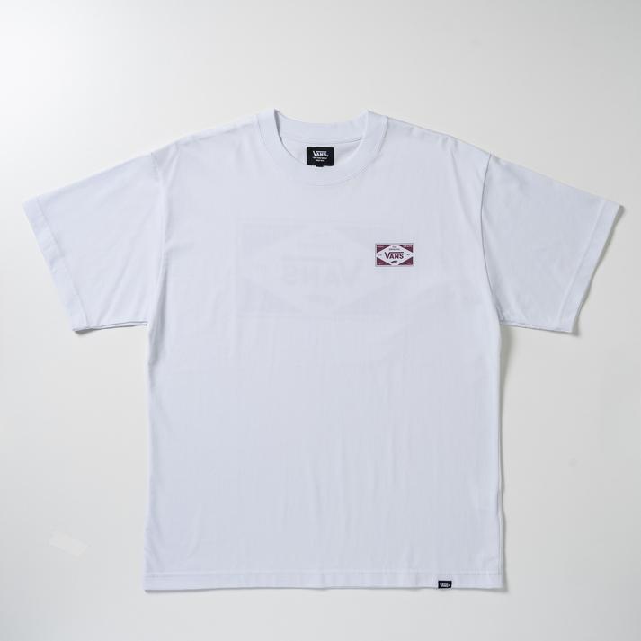 VANS �V���[�g�X���[�u WHITE