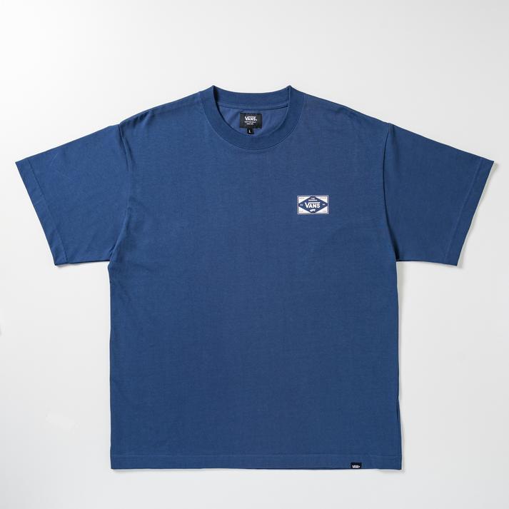 VANS �V���[�g�X���[�u BLUE