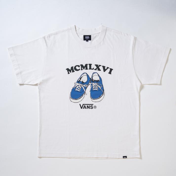 VANS �V���[�g�X���[�u OFF WHITE