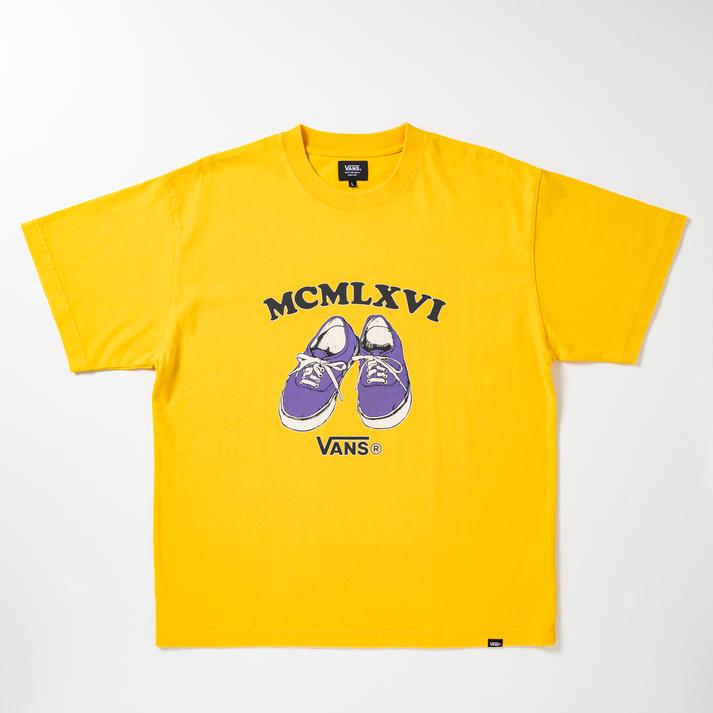 VANS �V���[�g�X���[�u YELLOW