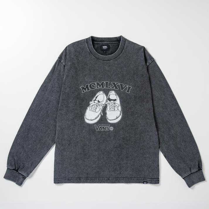 VANS �����O�X���[�u BLACK