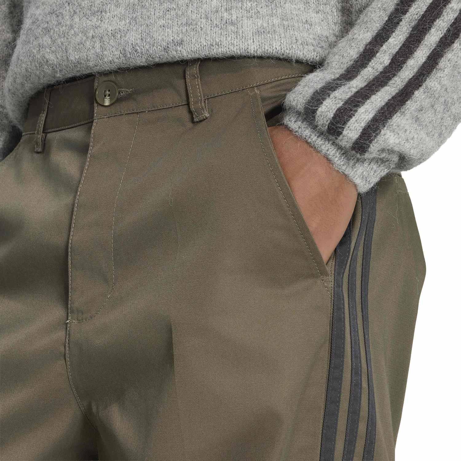 adidas】 アディダス M 3STRIPES PLEATED PANTS ロングパンツ KS4129