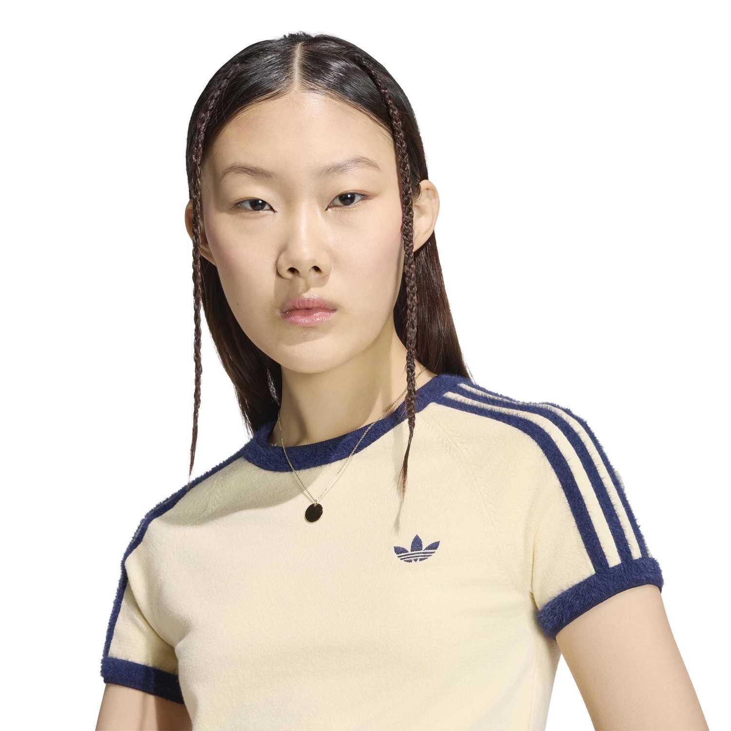 レディース 【adidas】 アディダス W KNITTED TEE ショートスリーブ