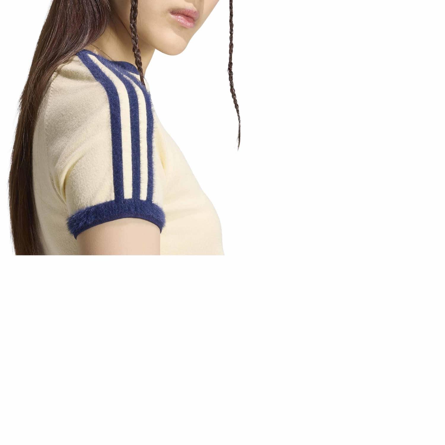 レディース 【adidas】 アディダス W KNITTED TEE ショートスリーブ