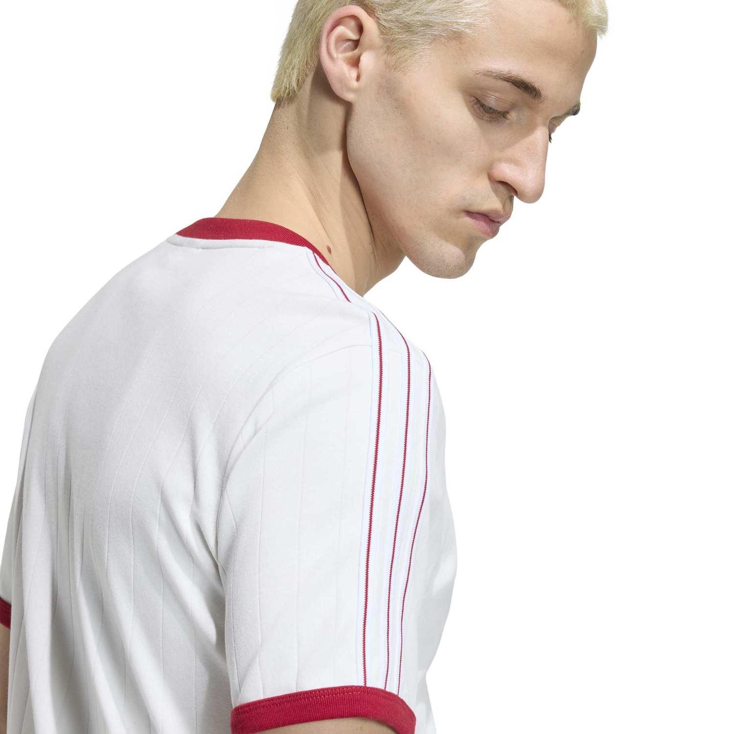 美品　アディダス　オリジナルス　アディカラー　ショートスリーブ　Tシャツ adidas】 アディダス M DROPNEEDLE 3STRIPES TEE ショートスリーブ