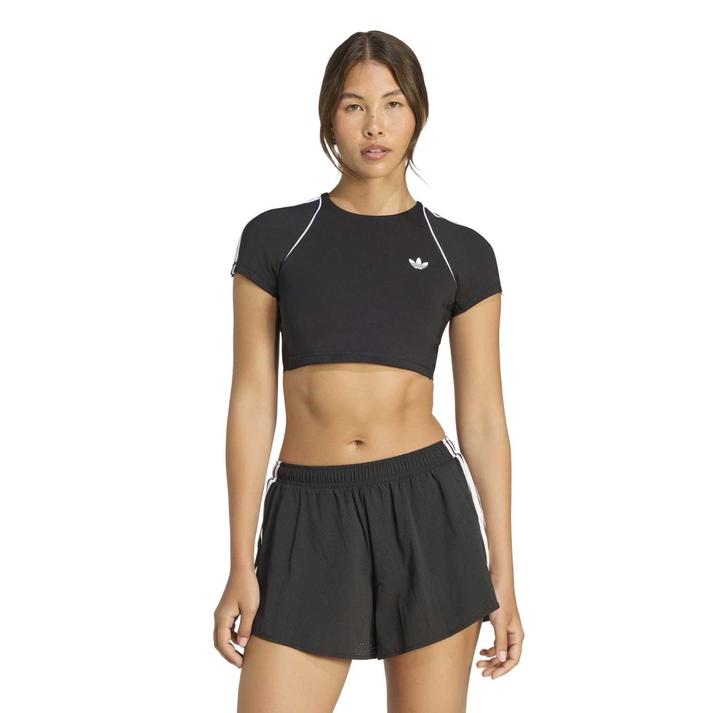adidas T�V���c �u���g�b�v BLACK