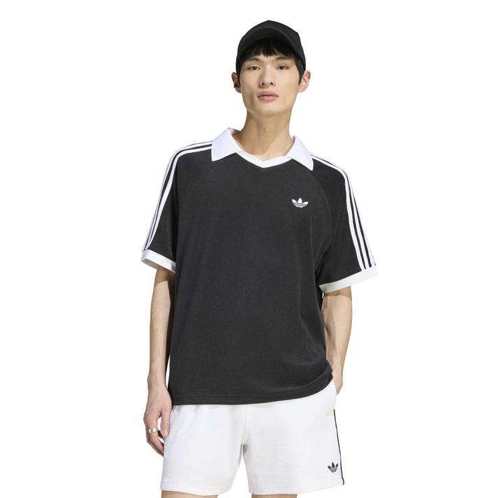 adidas �V���[�g�X���[�u BLACK