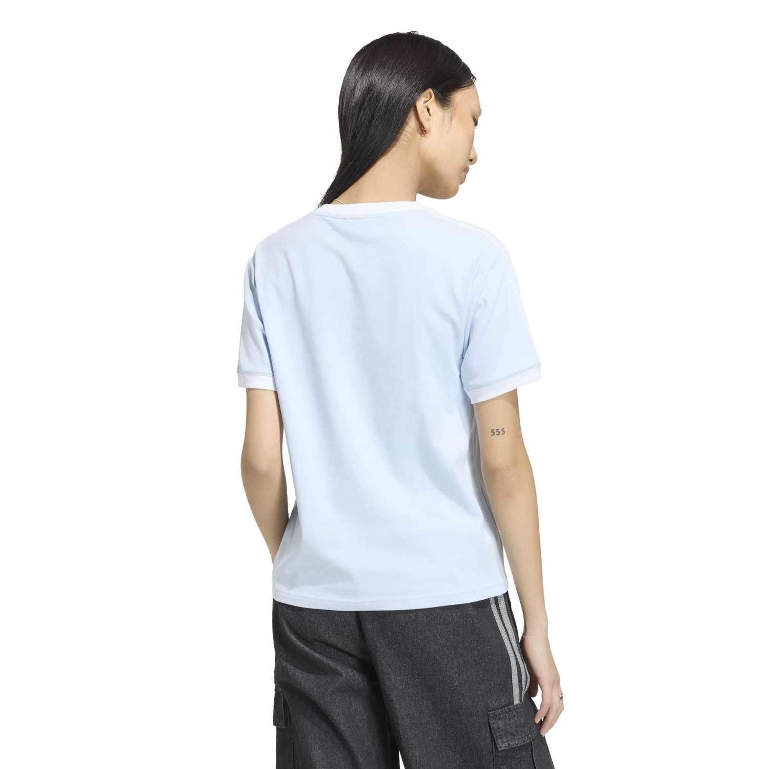 レディース 【adidas】 アディダス W 3STRIPES TEE(GFX INJ) ショート