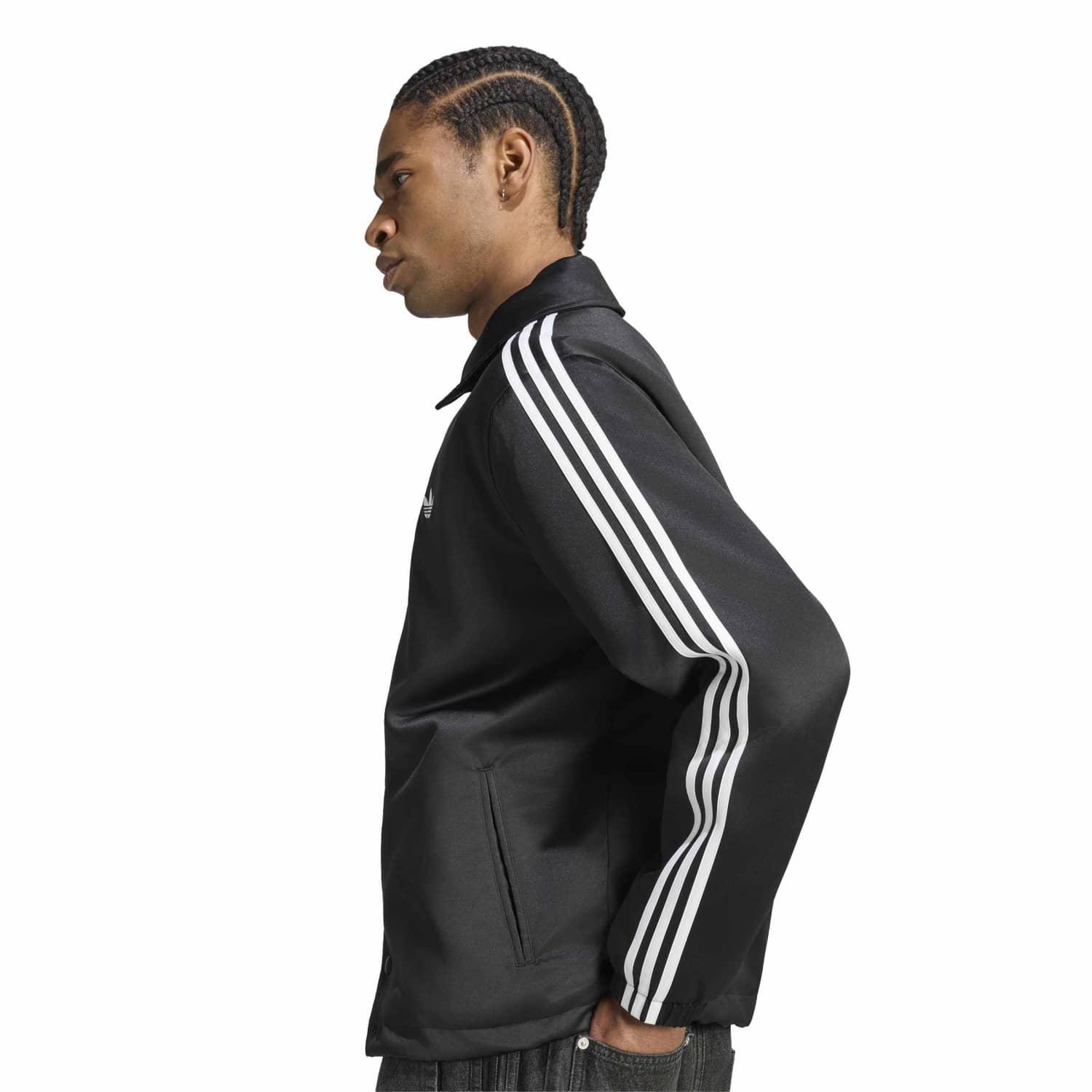 adidas】 アディダス M 3STRIPES SATIN COACH JKT アウター HZ3805