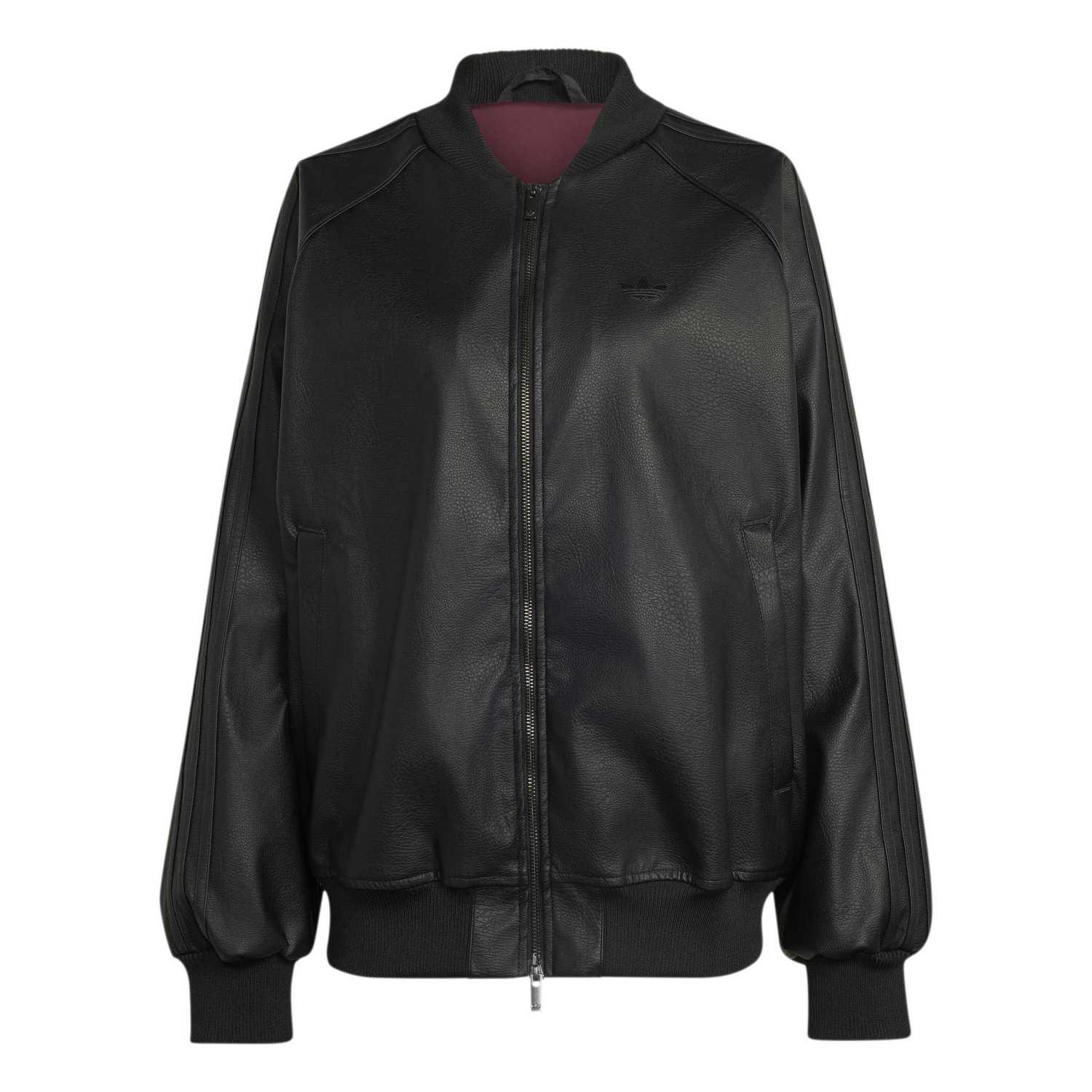 レディース 【adidas】 アディダス W PLEATHER SST OVERSIZED TT