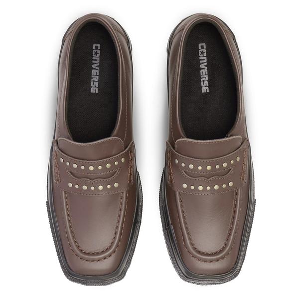 CONVERSE オールスター スクエアトウ ローファー SA ブラウン 23cm