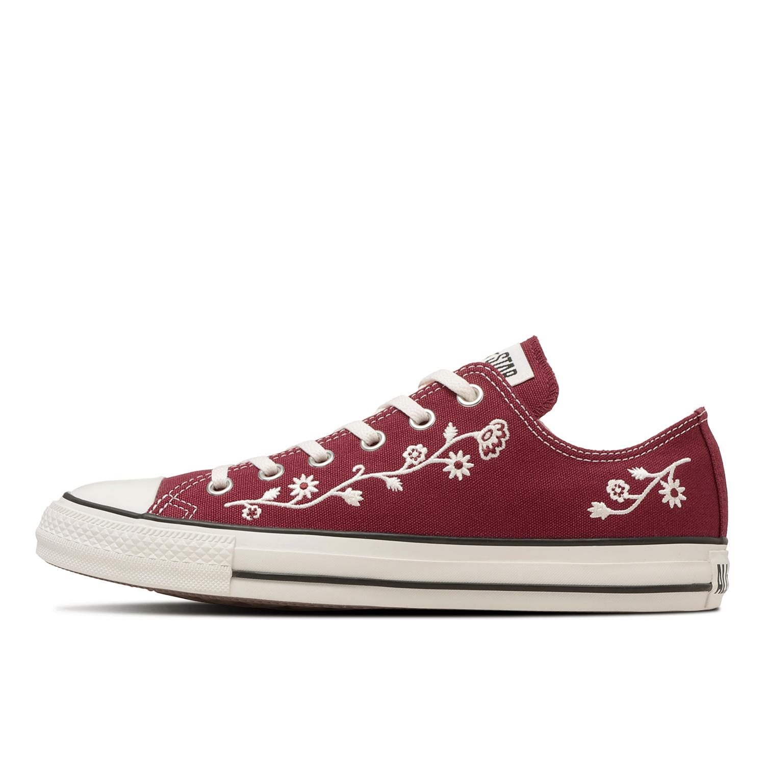 Converse AS FOLKSTITCH OX 31318542 BURGUNDY/WHITE — photo 1 of 7
