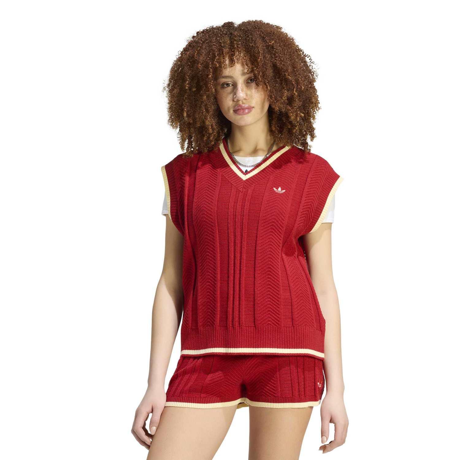 Adidas W CABLE KNIT VEST KR7063 Team Victory Red — photo 1 of 6