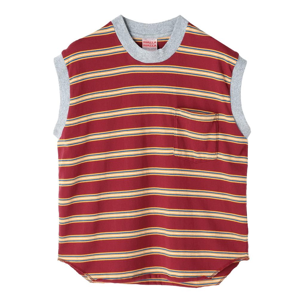  WALLA WALLA SPORT WALLA WALLA SPORT Stripe Sleeveless Top画像1