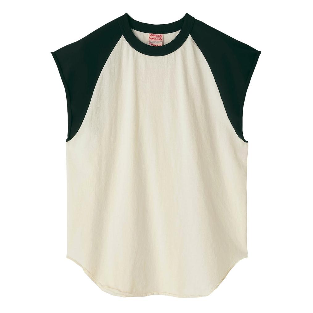  WALLA WALLA SPORT WALLA WALLA SPORT French Sleeve Baseball Top画像1